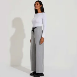 Blusas E Casacos>Basico.com Undershirt Micromodal Manga Longa Feminina - Branco