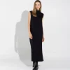 Vestidos | Vestidos>Basico.com Vestido Cotton Select Regata Gola Alta - Preto